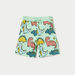 Juniors Dinosaur Print Shorts with Elasticated Drawstring - Set of 2-Shorts-thumbnailMobile-2
