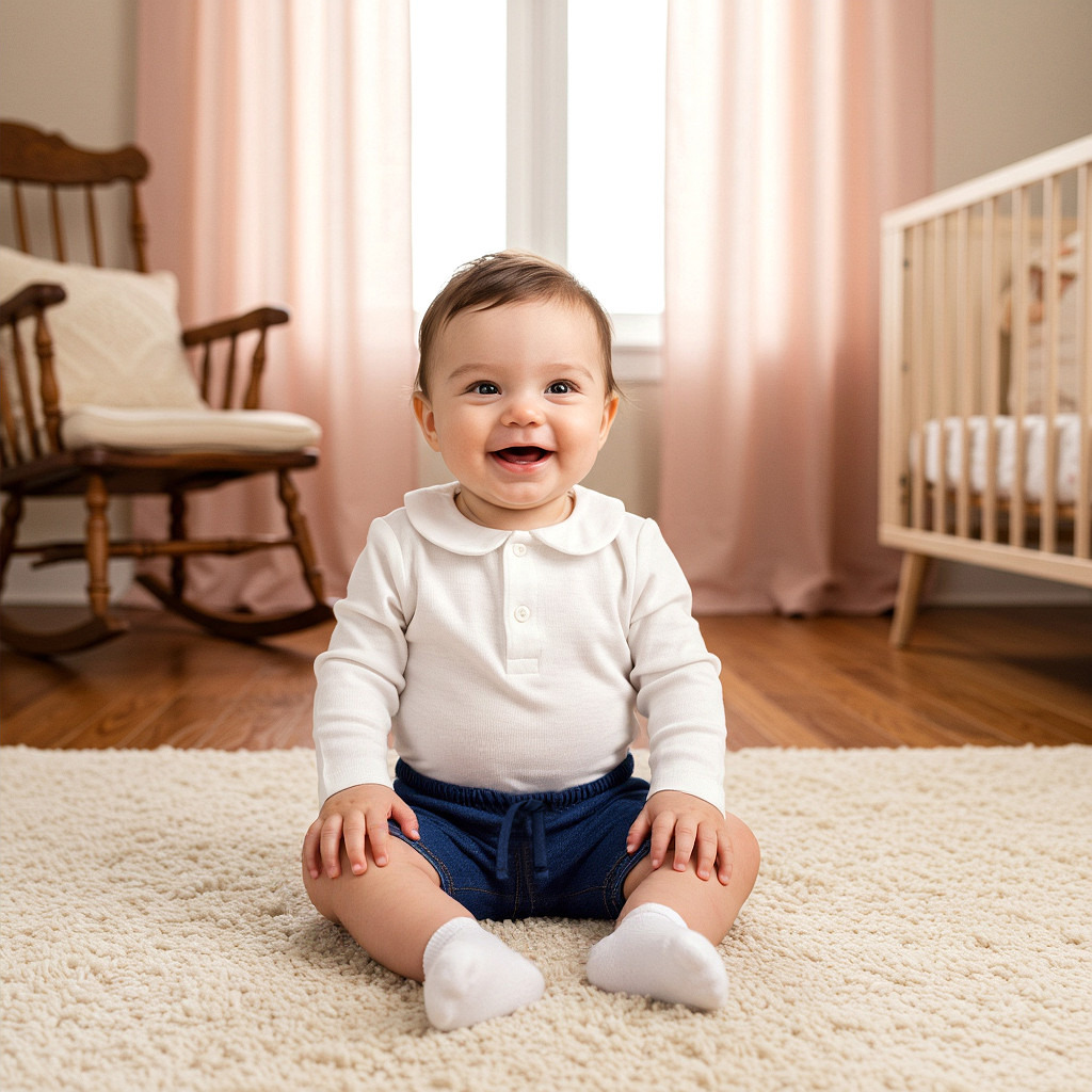 شورت دينم سادة بجيوب ورباط إغلاق من جونيورز-baby-boys-clothing-bottoms-shorts-image-1