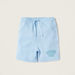 Juniors Printed Shorts with Drawstring Closure - Set of 2-Shorts-thumbnailMobile-2