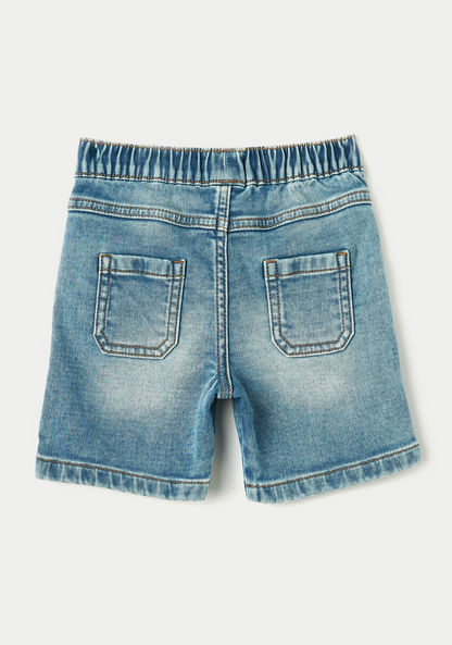 Juniors Boys' Embroidered Denim Shorts-Shorts-image-2