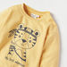 Juniors Tiger Print Pullover with Crew Neck and Long Sleeves-Sweatshirts-thumbnail-1