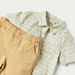 Juniors Typographic Print Shirt and Shorts Set-Clothes Sets-thumbnailMobile-1
