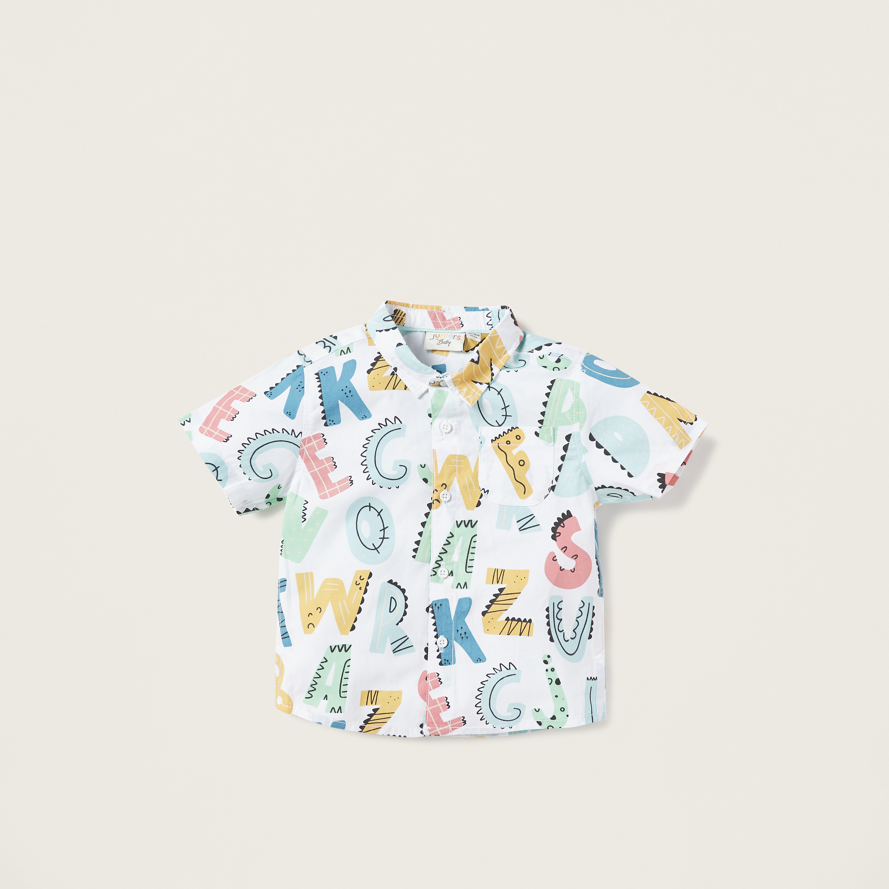 Juniors All-Over Print Shirt and Shorts Set-baby-boys-clothing-setsandcoords-image-2
