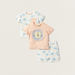 Juniors Printed 3-Piece T-shirts and Shorts Set-Clothes Sets-thumbnailMobile-0