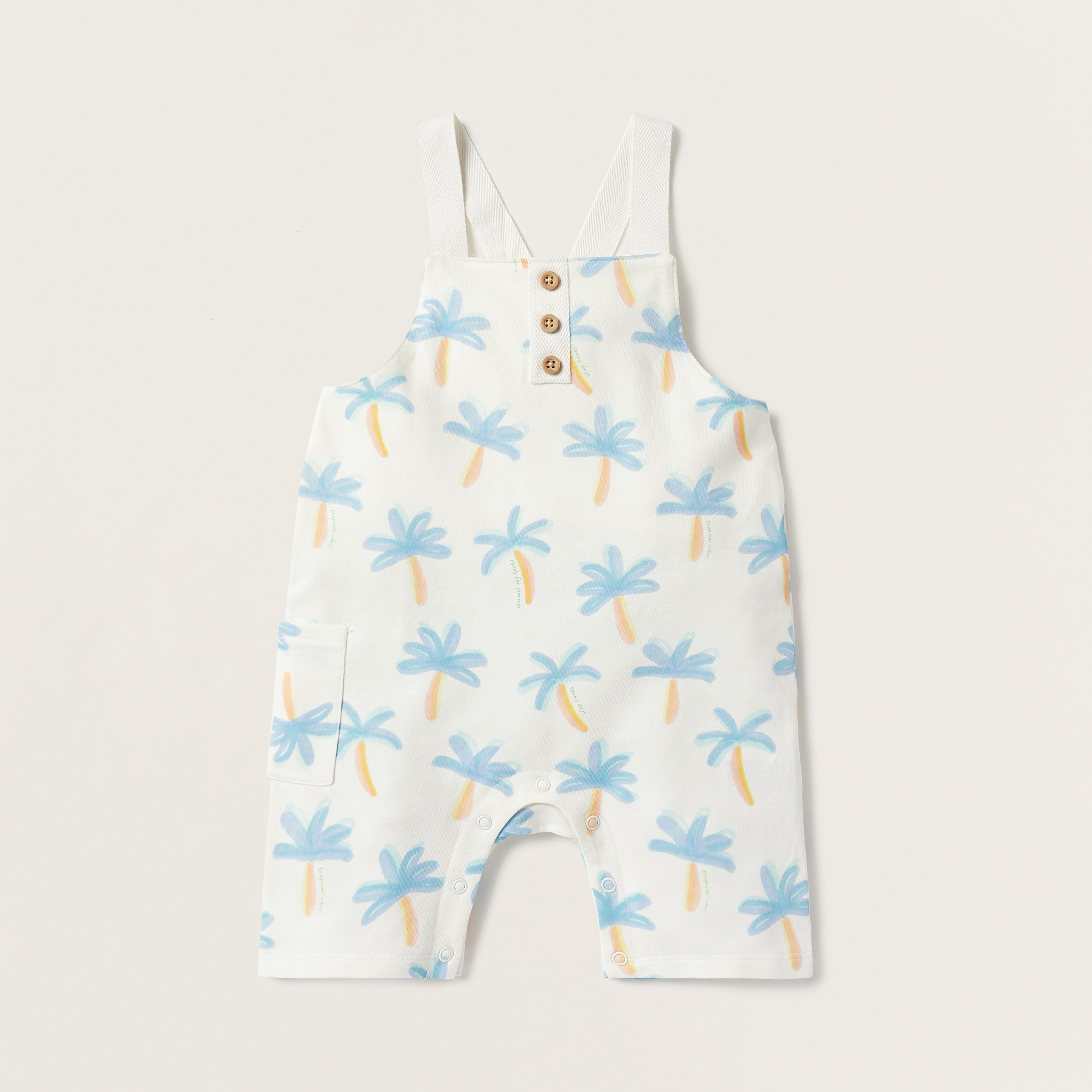 Juniors Printed T-shirt and Dungaree Set-baby-boys-clothing-setsandcoords-image-3