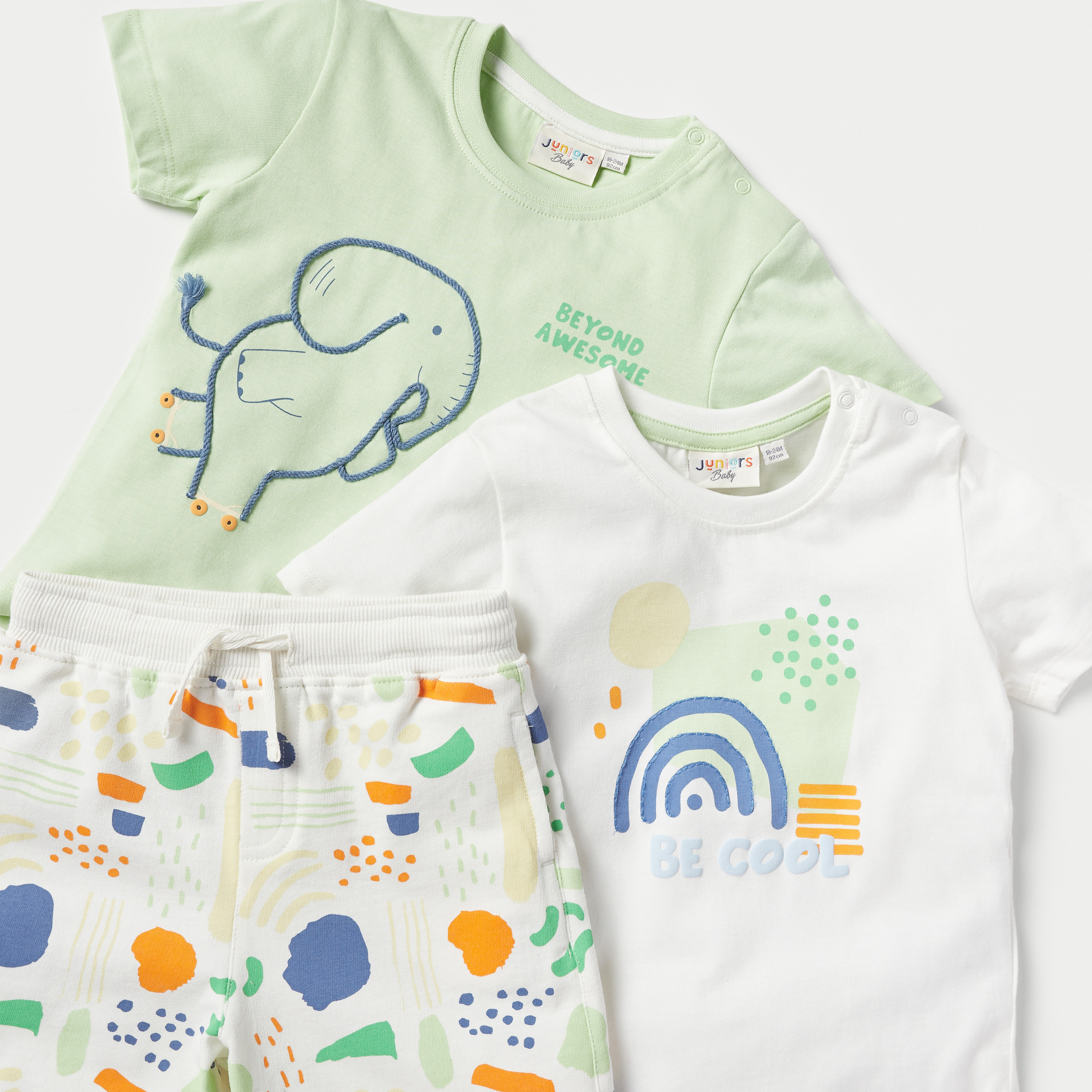Juniors 3-Piece Printed T-shirts and Shorts Set-baby-boys-clothing-setsandcoords-image-5