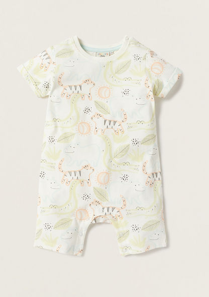 Juniors Printed Rompers with Short Sleeves - Set of 2-Rompers%2C Dungarees and Jumpsuits-image-1