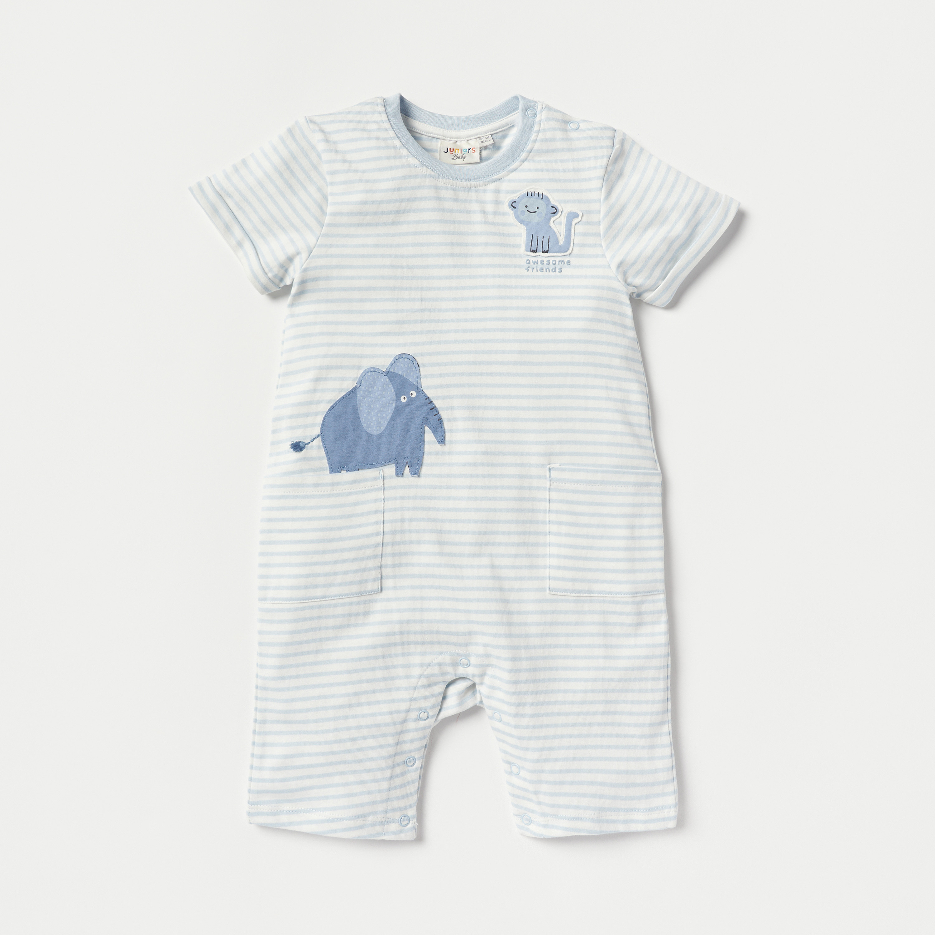 أفرولات بطبعات من جونيورز - طقم من 2 قطع-baby-boys-clothing-rompers-image-2