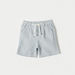 Juniors Striped Shorts with Drawstring Closure and Pockets-Shorts-thumbnail-0