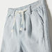 Juniors Striped Shorts with Drawstring Closure and Pockets-Shorts-thumbnailMobile-1