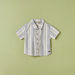 Giggles Striped Shirt with Short Sleeves and Button Closure-Shirts-thumbnail-0