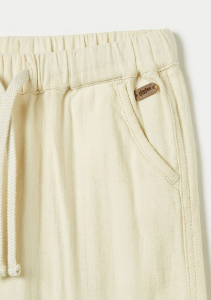 Giggles Solid Pants with Pockets and Drawstring Closure-Pants-image-1