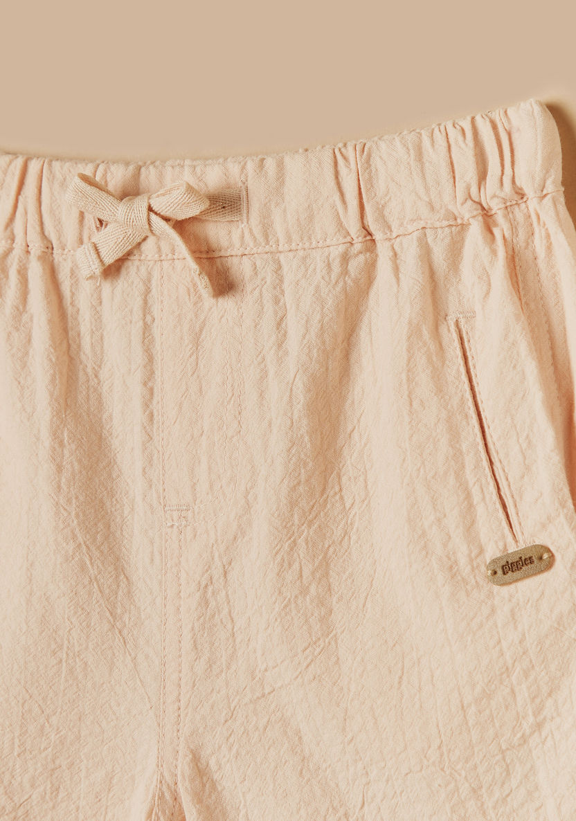 Giggles Solid Shorts with Drawstring Closure and Pockets-Shorts-image-1