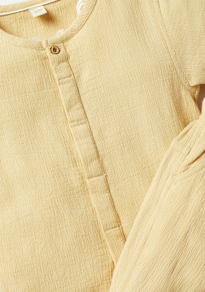 Giggles Textured Shirt and Pants Set-Clothes Sets-image-2