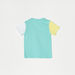 Lee Cooper Printed Colourblock T-shirt with Crew Neck and Short Sleeves-T Shirts-thumbnailMobile-3