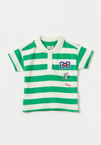Lee Cooper Striped Polo T-shirt-T Shirts-image-0
