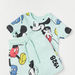 Disney Mickey Mouse Print Crew Neck T-shirt and Elasticated Shorts Set-Clothes Sets-thumbnailMobile-3