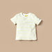 Snoopy Print T-shirt and Dungaree Set-Clothes Sets-thumbnailMobile-1