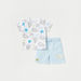 Carte Blanche Bear Print Short Sleeves T-shirt and Shorts Set-Clothes Sets-thumbnailMobile-0