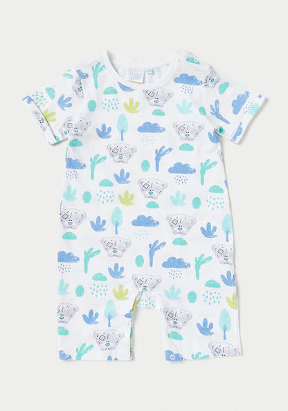 Carte Blanche Teddy Print Romper - Set of 2-Rompers%2C Dungarees and Jumpsuits-image-2