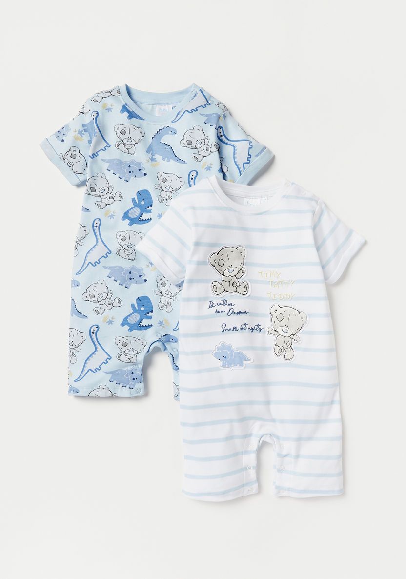 Carte Blanche Printed Romper - Set of 2-Rompers%2C Dungarees and Jumpsuits-image-0