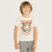 Juniors Tiger Graphic Print T-shirt with Short Sleeves and Crew Neck-T Shirts-thumbnailMobile-0