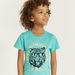 Juniors Tiger Graphic Print T-shirt with Short Sleeves - Set of 2-T Shirts-thumbnailMobile-3