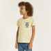 Juniors Tiger Graphic Print T-shirt with Short Sleeves - Set of 2-T Shirts-thumbnail-5