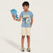 Juniors Graphic Print T-shirt with Round Neck and Short Sleeves-T Shirts-thumbnail-1