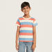 Juniors Printed T-shirt with Short Sleeves - Set of 2-T Shirts-thumbnailMobile-1