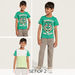 Juniors Assorted T-shirt with Short Sleeves - Set of 2-T Shirts-thumbnailMobile-0