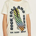 Juniors Printed Crew Neck T-shirt with Short Sleeves - Set of 2-T Shirts-thumbnail-2