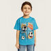 Juniors Sequinned T-shirt with Short Sleeves and Crew Neck-T Shirts-thumbnail-1