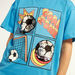 Juniors Sequinned T-shirt with Short Sleeves and Crew Neck-T Shirts-thumbnail-2