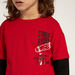 Juniors Graphic Print T-shirt with Long Sleeves and Crew Neck-T Shirts-thumbnailMobile-2