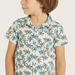 Juniors All-Over Tropical Print Shirt with Pocket-Shirts-thumbnail-2