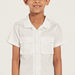 Juniors Printed Camp Collar Shirt with Short Sleeves-Shirts-thumbnail-2