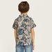 Juniors All-Over Tropical Print Shirt with Short Sleeves and Button Closure-Shirts-thumbnailMobile-3