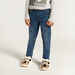 Juniors Solid Jeans with Button Closure and Pockets-Jeans-thumbnail-0