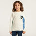 Juniors Graphic Print Sweatshirt with Long Sleeves and Crew Neck-Sweatshirts-thumbnailMobile-0