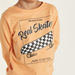 Juniors Skateboard Print Long Sleeves Sweatshirt with Round Neck-Sweatshirts-thumbnail-2