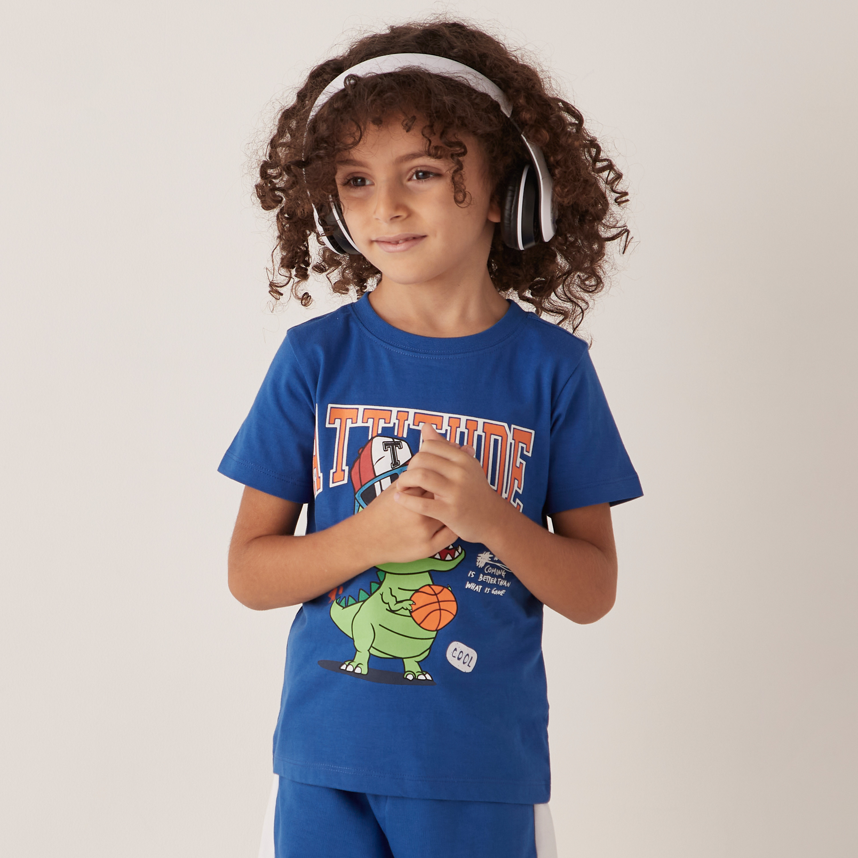 Juniors 3-Piece Printed T-shirt and Shorts Set-boys-clothing-setsandcoords-image-2