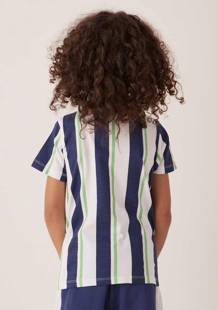 Juniors Printed 3-Piece T-shirt and Shorts Set-Clothes Sets-image-6