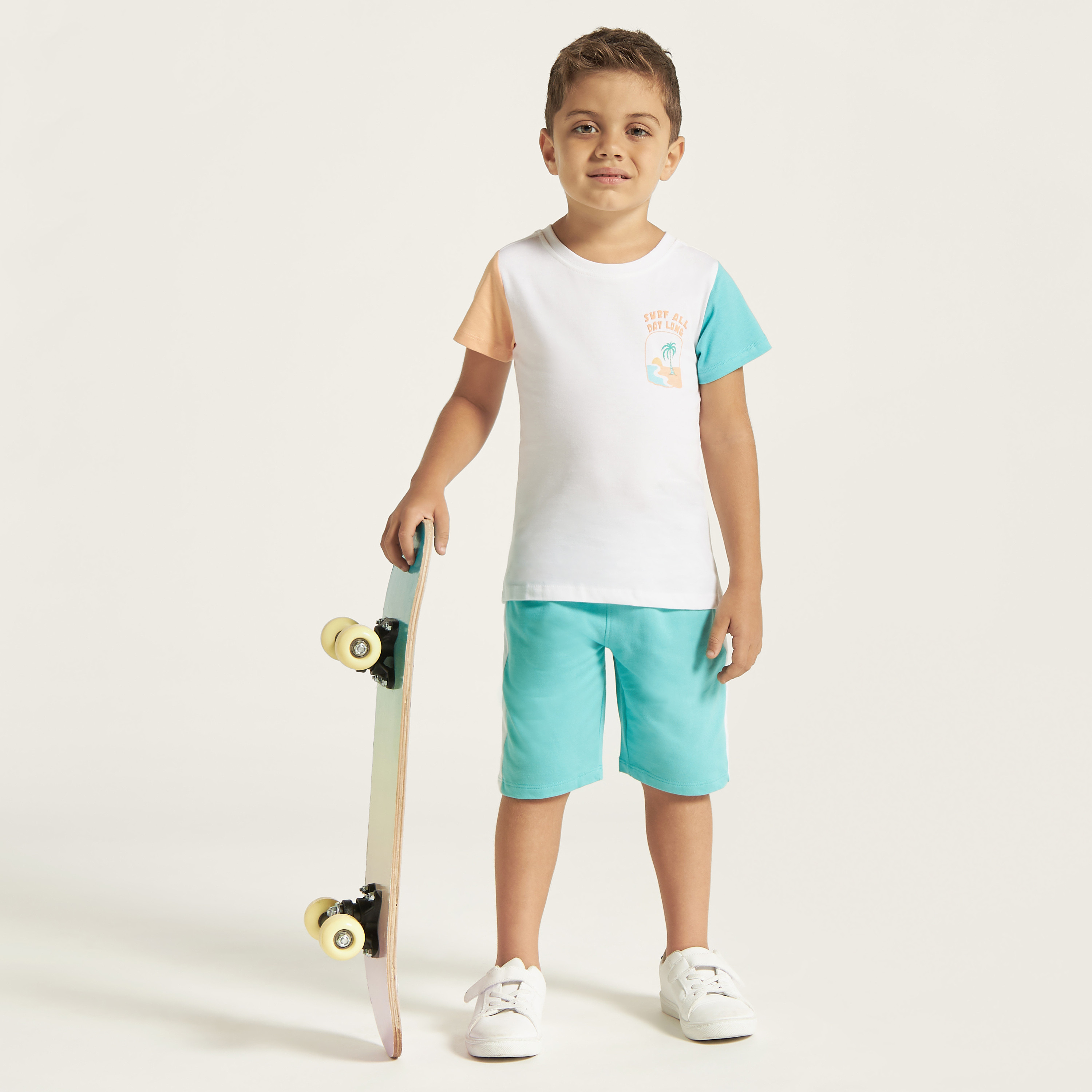 Juniors 3-Piece T-shirts and Shorts Set-boys-clothing-setsandcoords-image-2