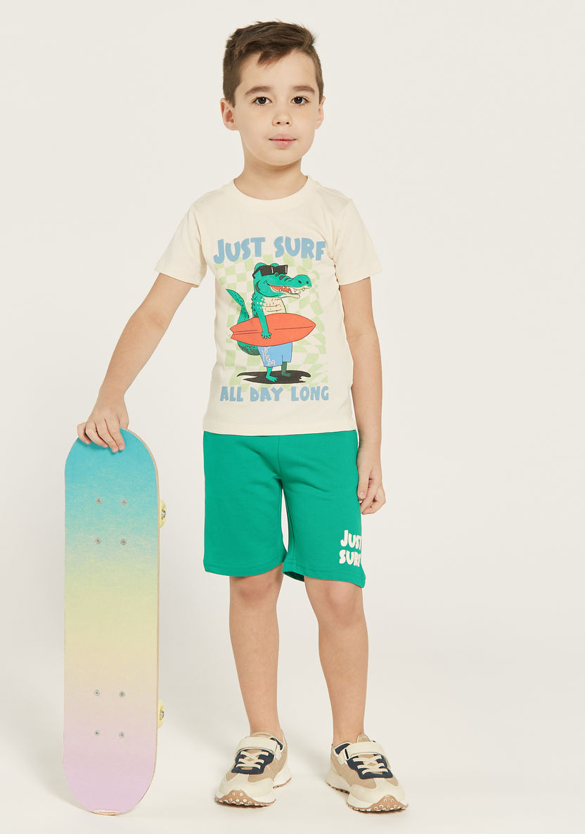 Juniors 3-Piece T-shirts and Shorts Set-Clothes Sets-image-1