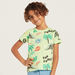 Juniors 3-Piece Dinosaur Print T-shirt and Shorts Set-Clothes Sets-thumbnailMobile-2