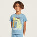 Juniors 3-Piece Dinosaur Print T-shirt and Shorts Set-Clothes Sets-thumbnail-6