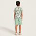 Juniors All-Over Tropical Print Shirt and Shorts Set-Clothes Sets-thumbnailMobile-4
