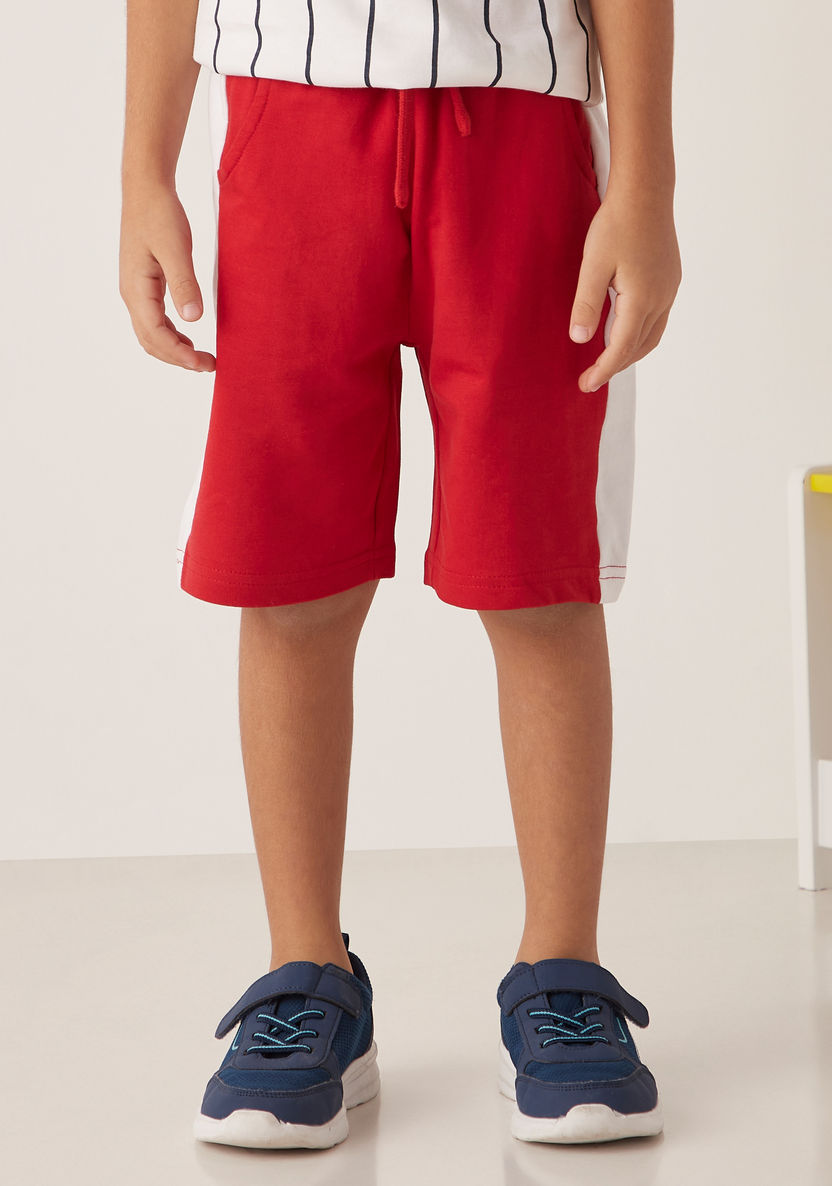 Juniors 3-Piece Printed T-shirt and Shorts Set-Clothes Sets-image-2