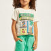 Juniors 3-Piece Printed T-shirts and Shorts Set-Clothes Sets-thumbnailMobile-3